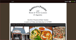 Desktop Screenshot of borrillospizza.com